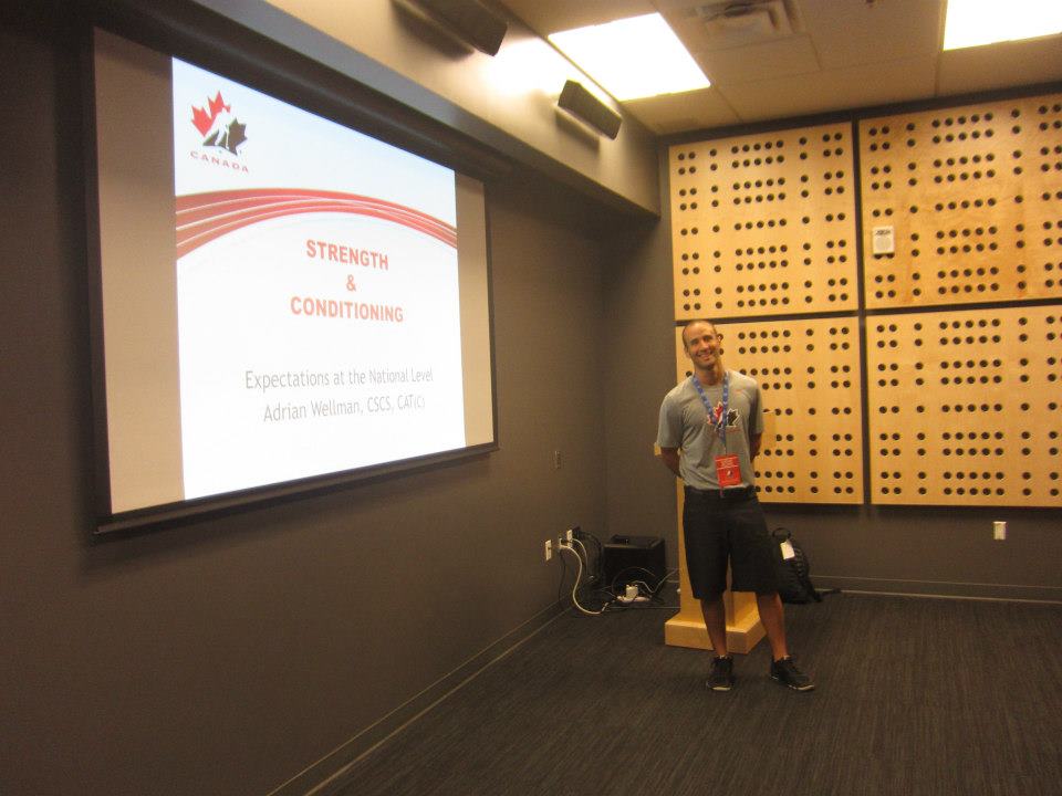 Adrian presenting at the national level